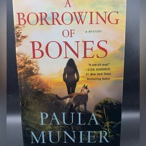 Book A Borrowing of Bones A Mystery Paula Munier 1st Edition 2018 Sept